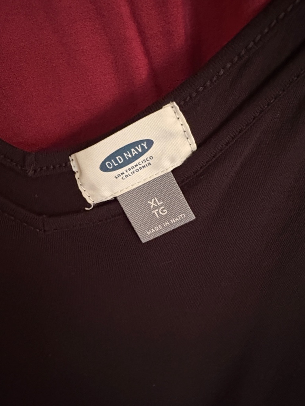 Old Navy Women's Camisole Tanks in Burgundy, Black, Olive, Navy - Picture 2 of 2